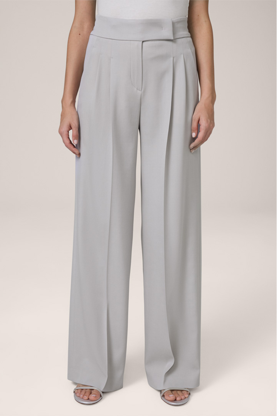 Virgin Wool Palazzo Pants