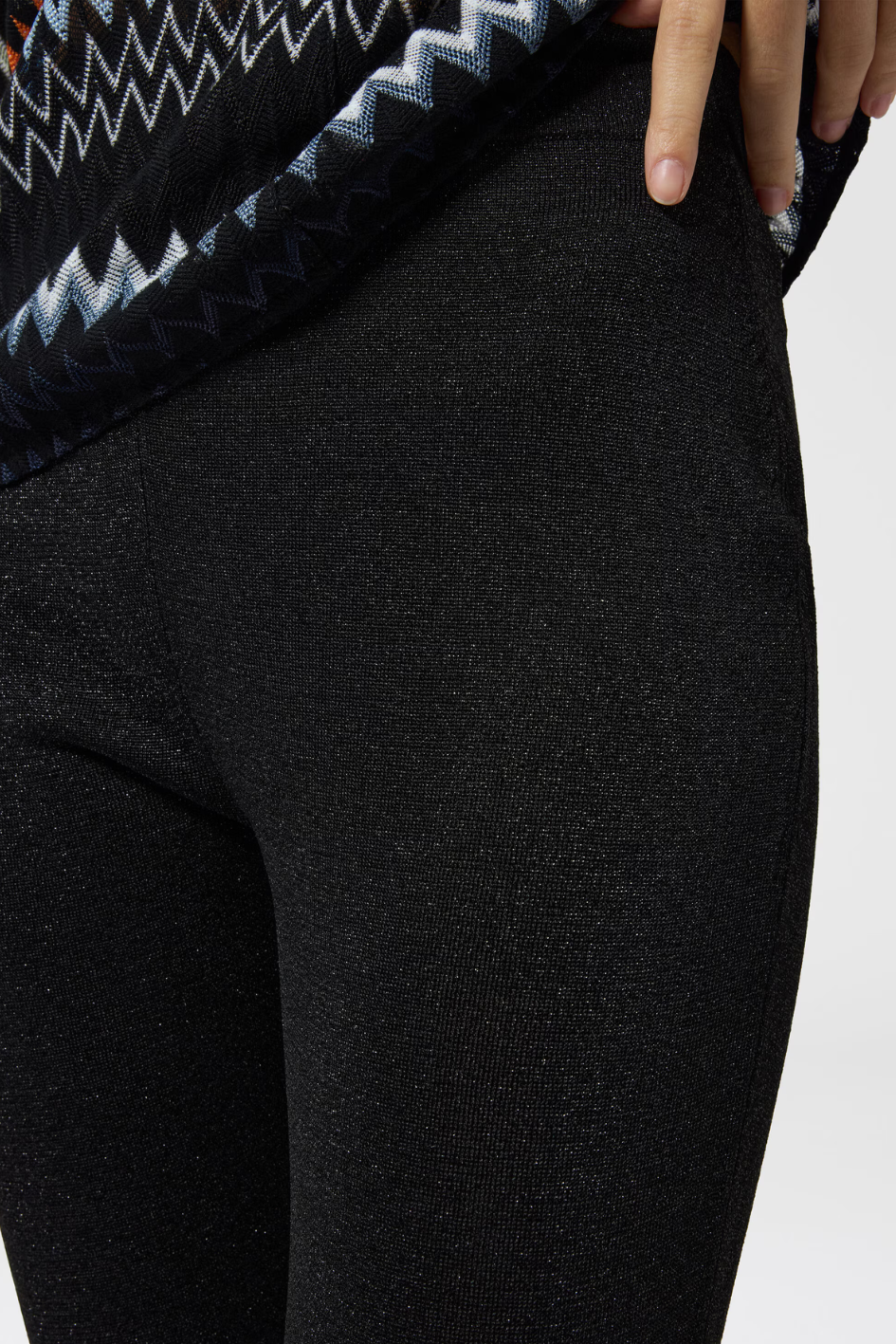 Lamé Flare Pants