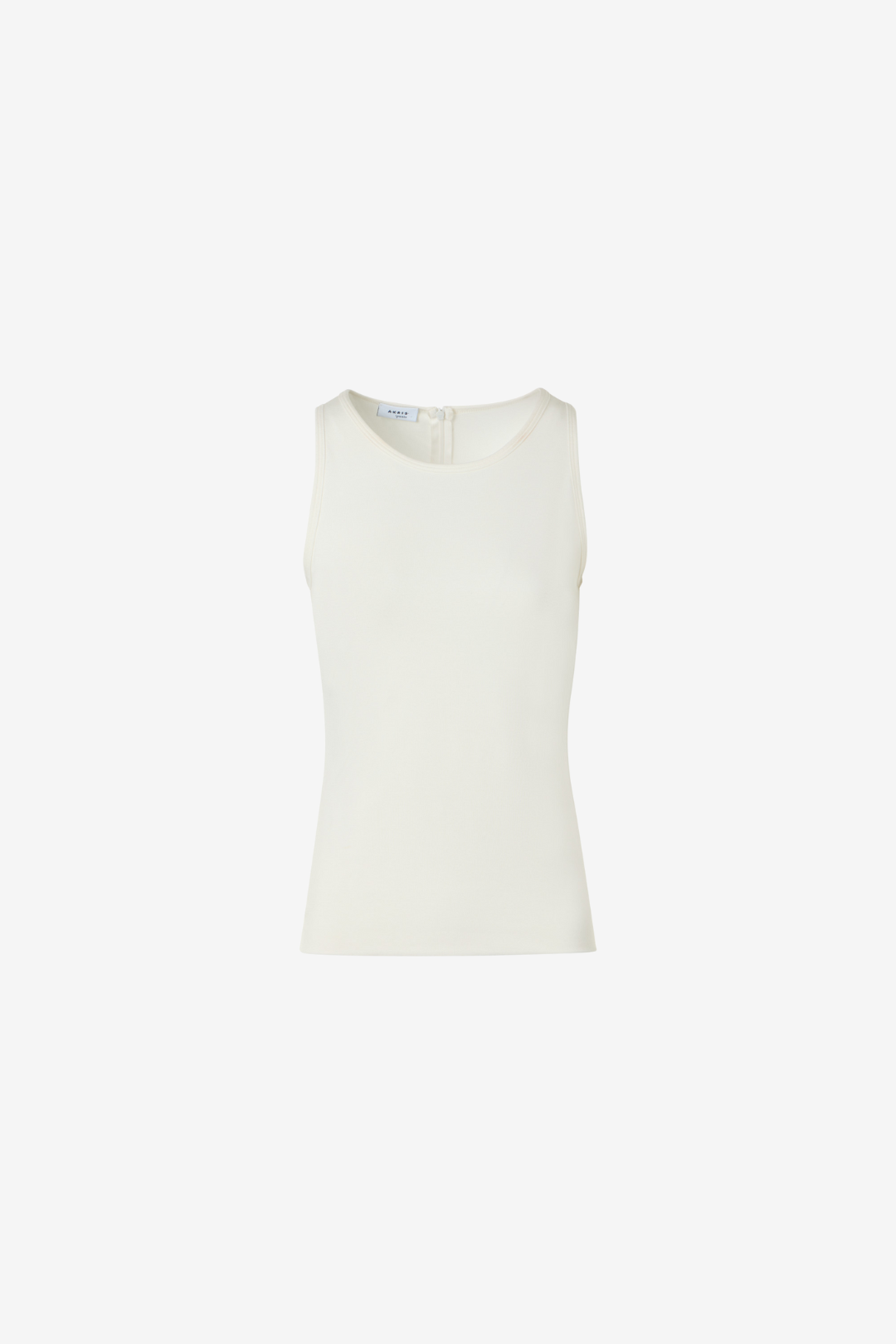 Fitted Modal Stretch Sleeveless Top with Back Zip