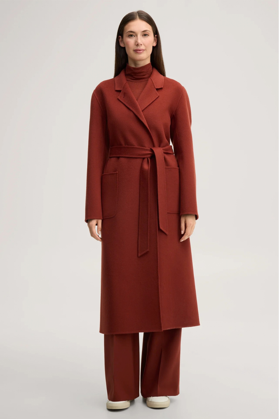 Red Doubleface Coat