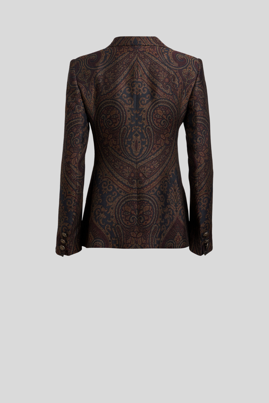 Dark Paisley Jacquard Tailored Blazer
