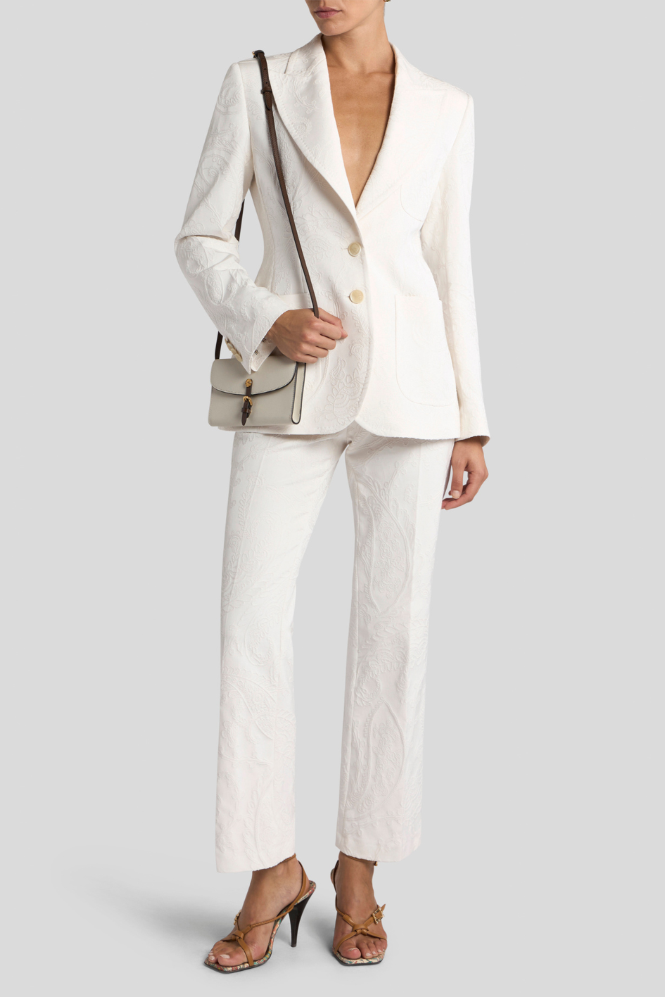 Classic White Straight Pants