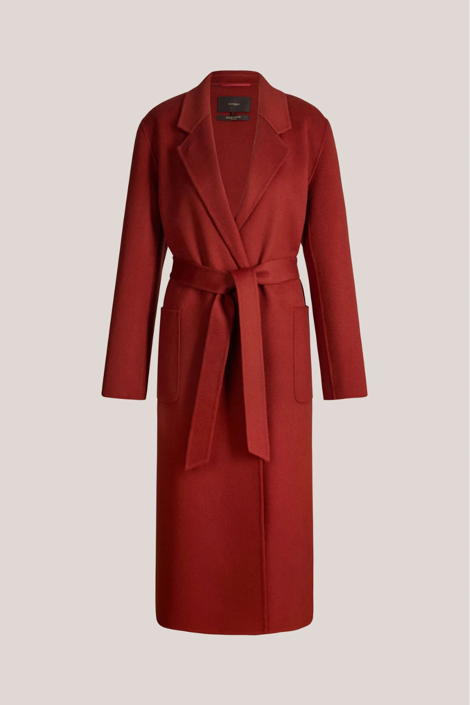 Red Doubleface Coat