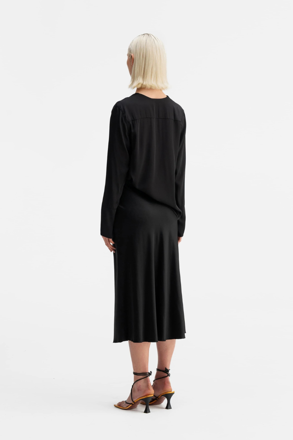 Kelly V-Neck Silk Blouse