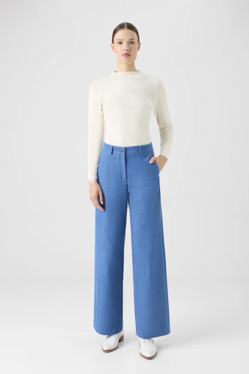 Finnian Cotton Stretch Denim Pants