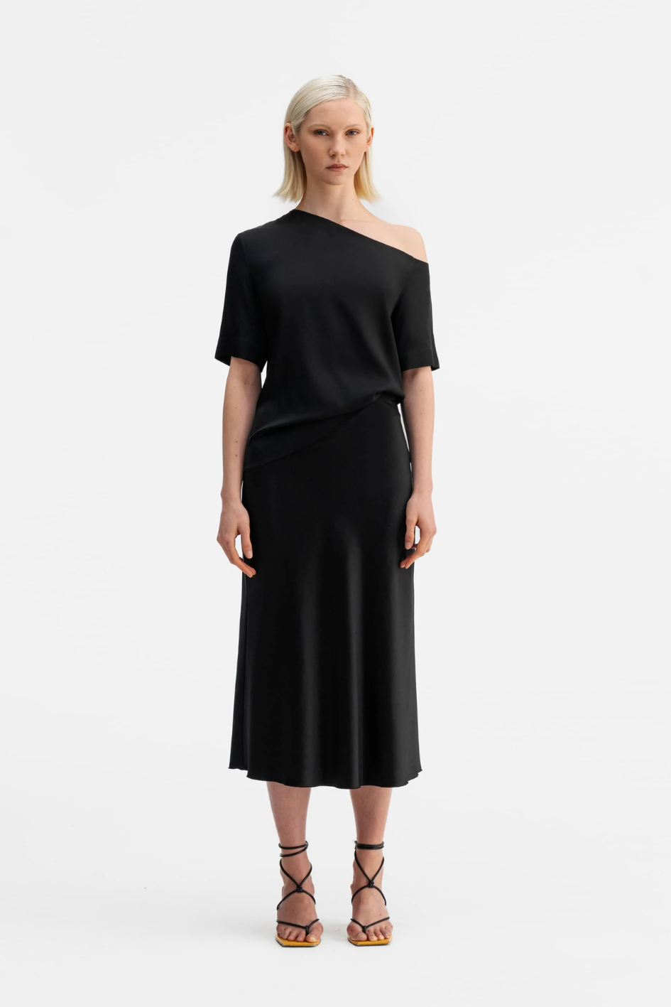 Hana Satin Silk Skirt
