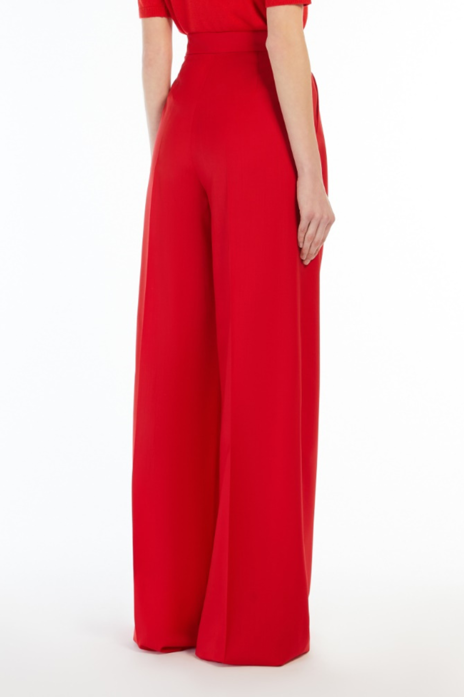 Wide Leg Wool Pants