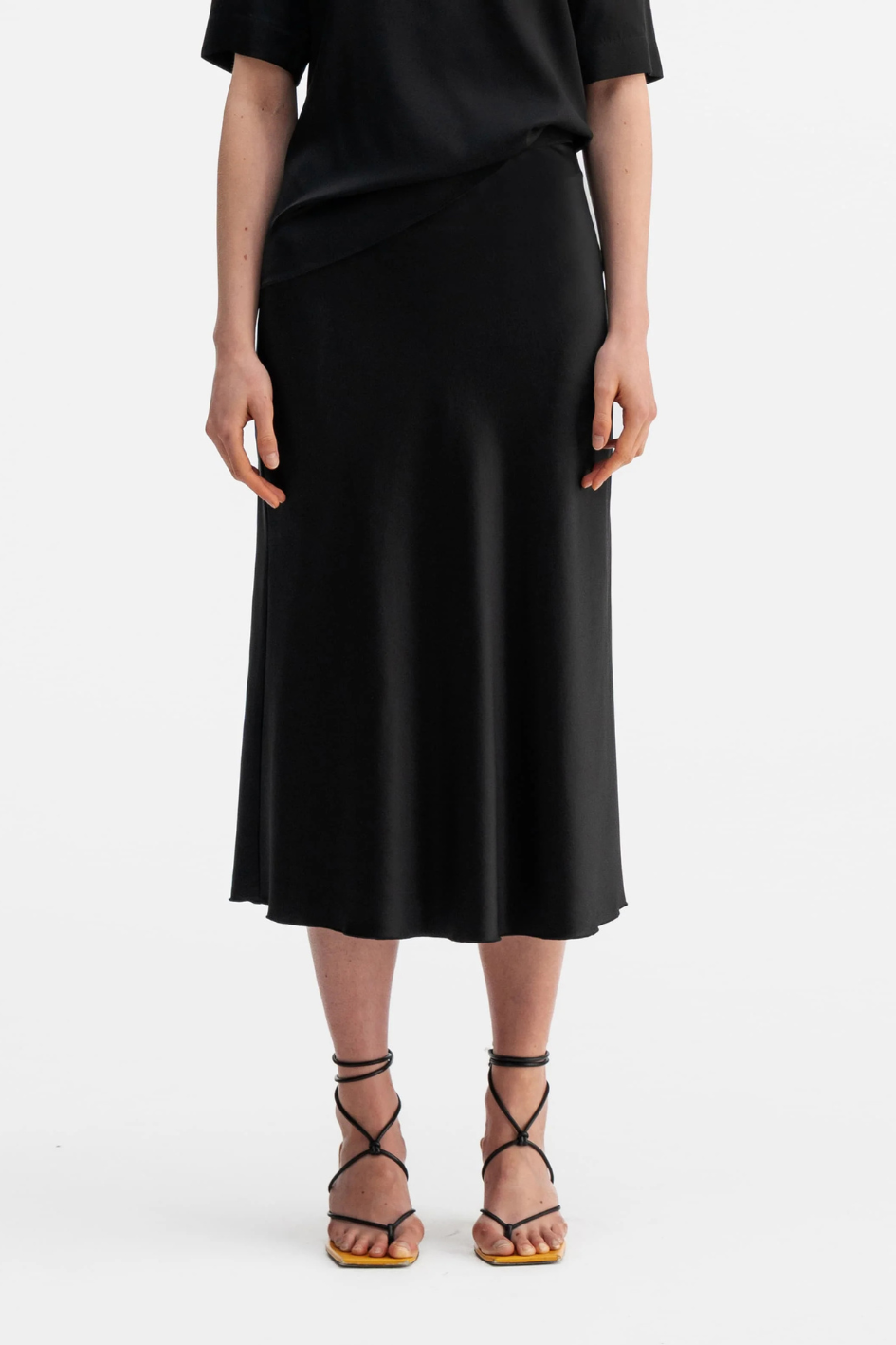 Hana Satin Silk Skirt