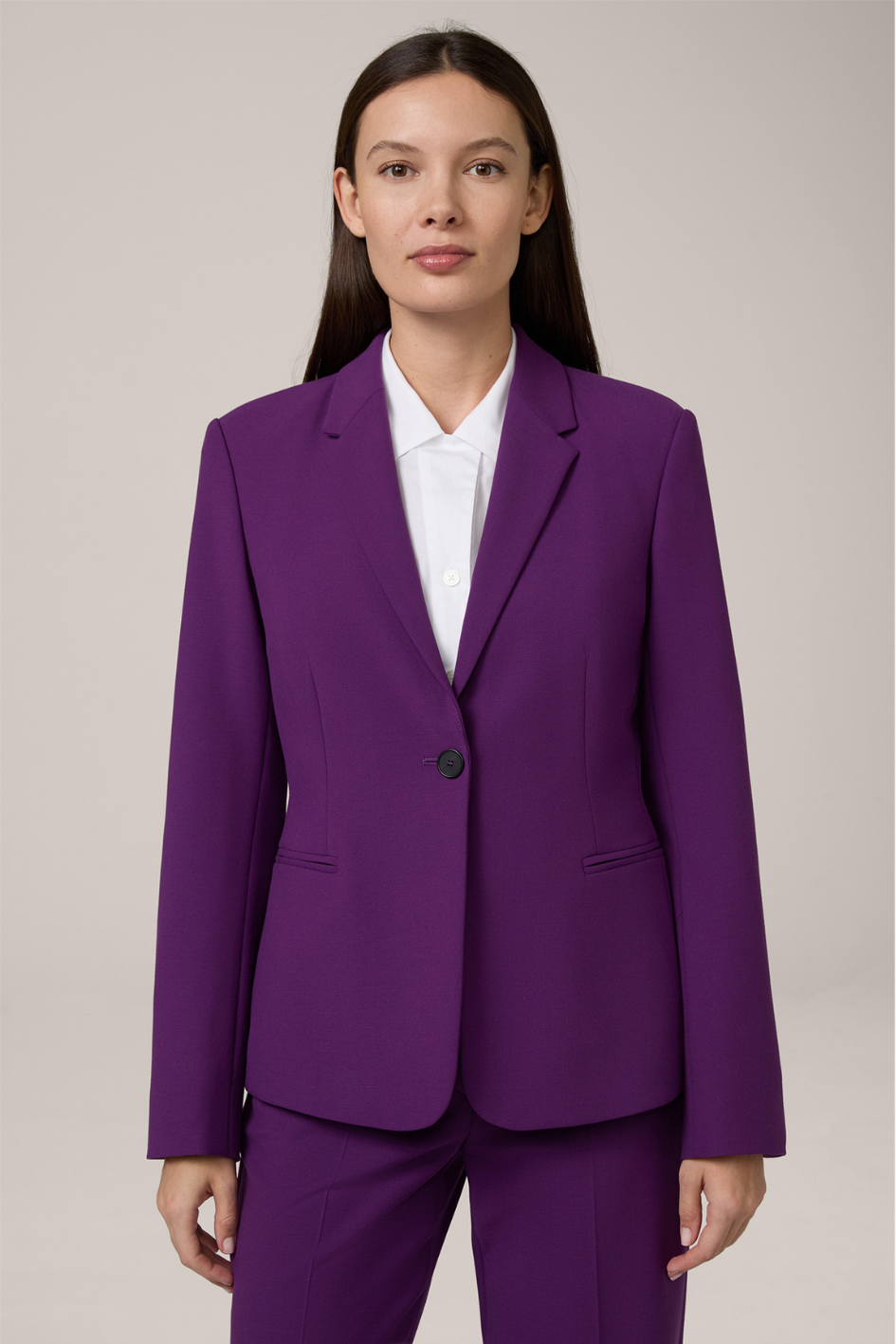 Single breasted Blazer with Revers Collar