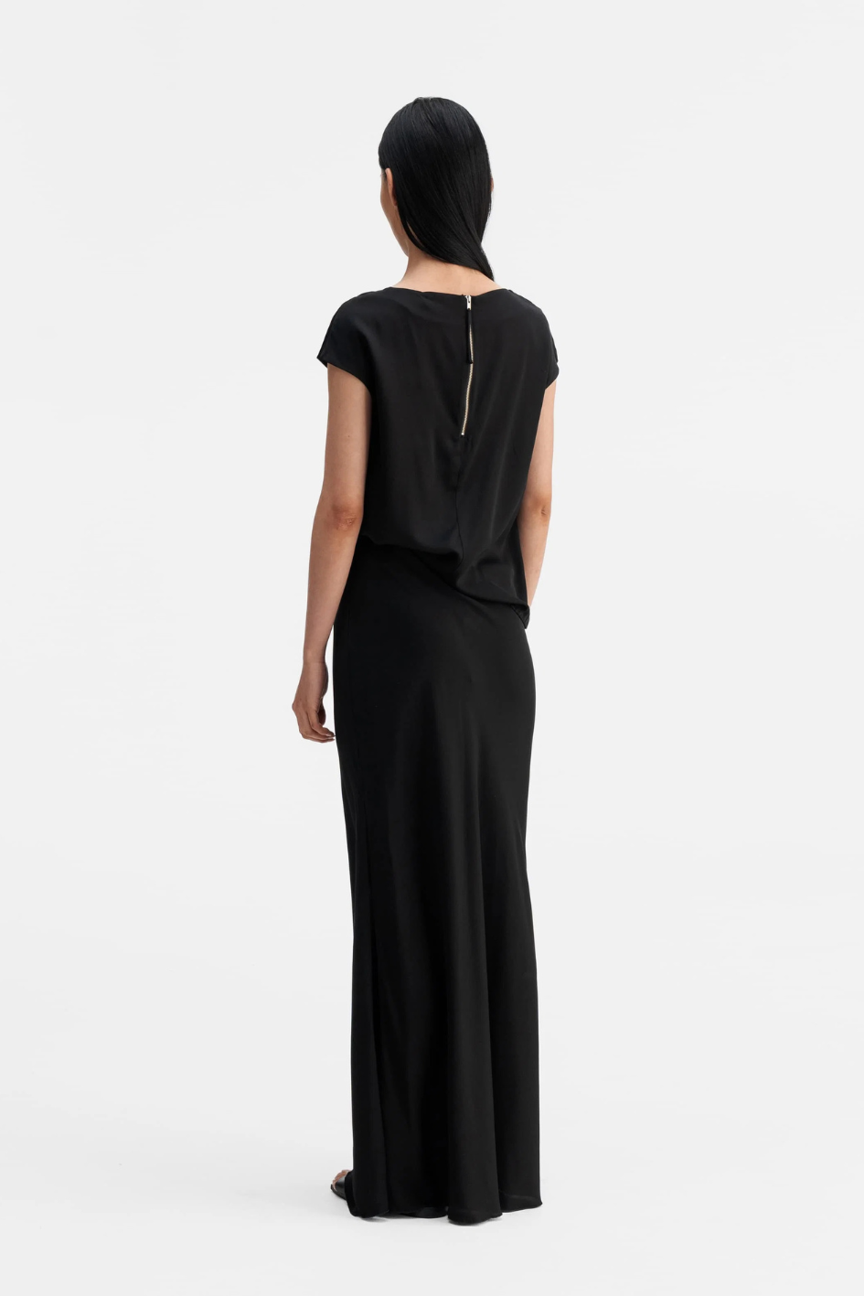 Hana Maxi Silk Skirt