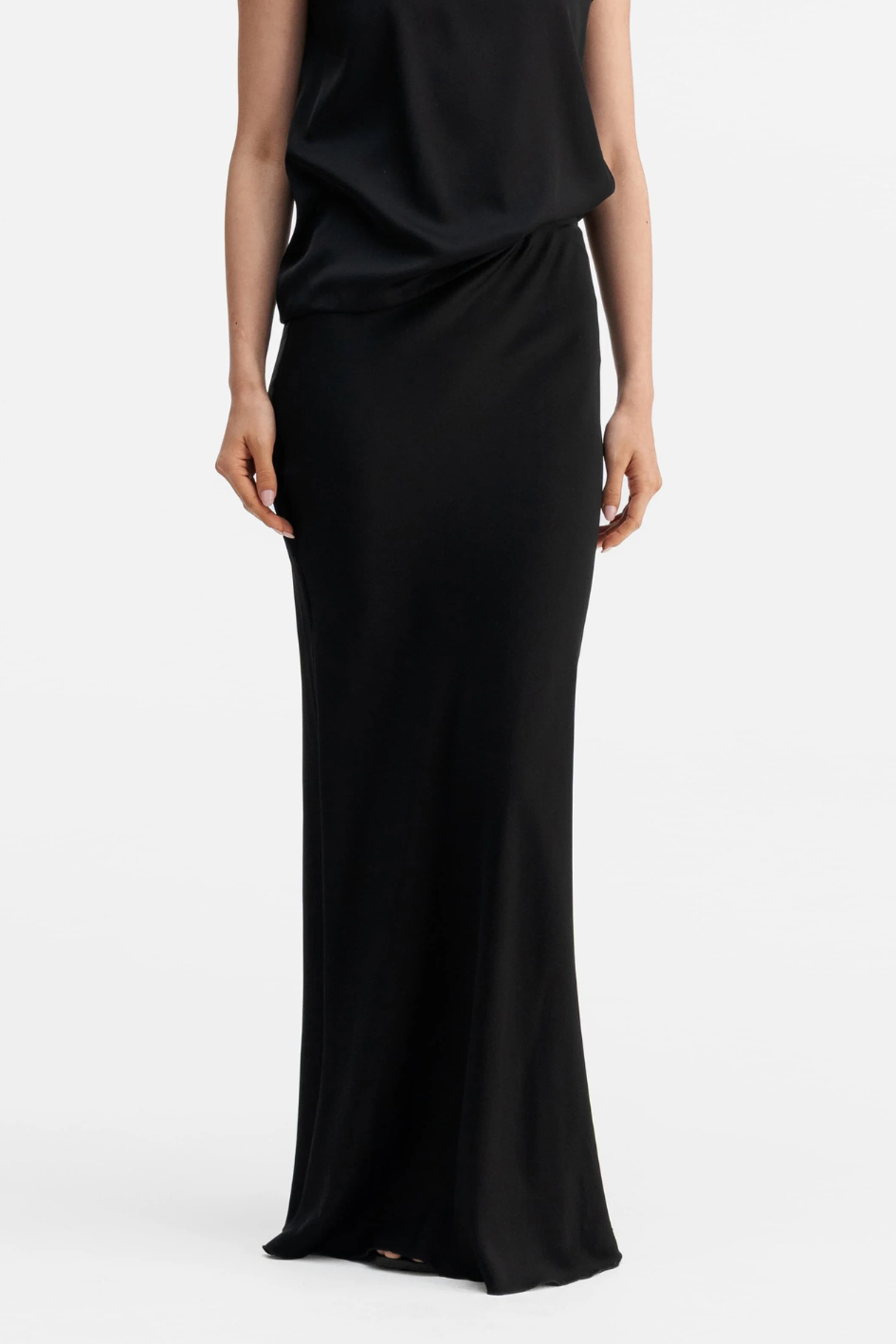 Hana Maxi Silk Skirt