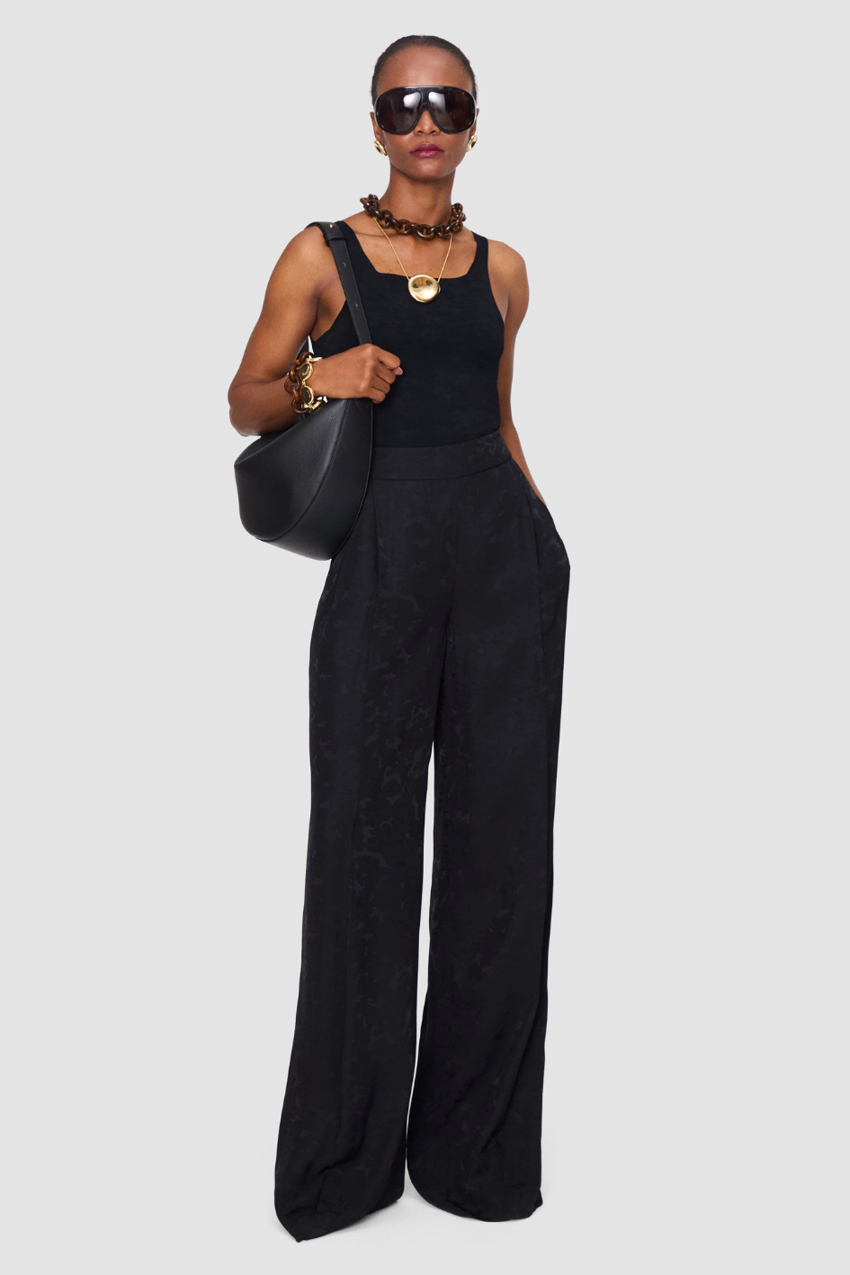 Cara Jacquard Trousers
