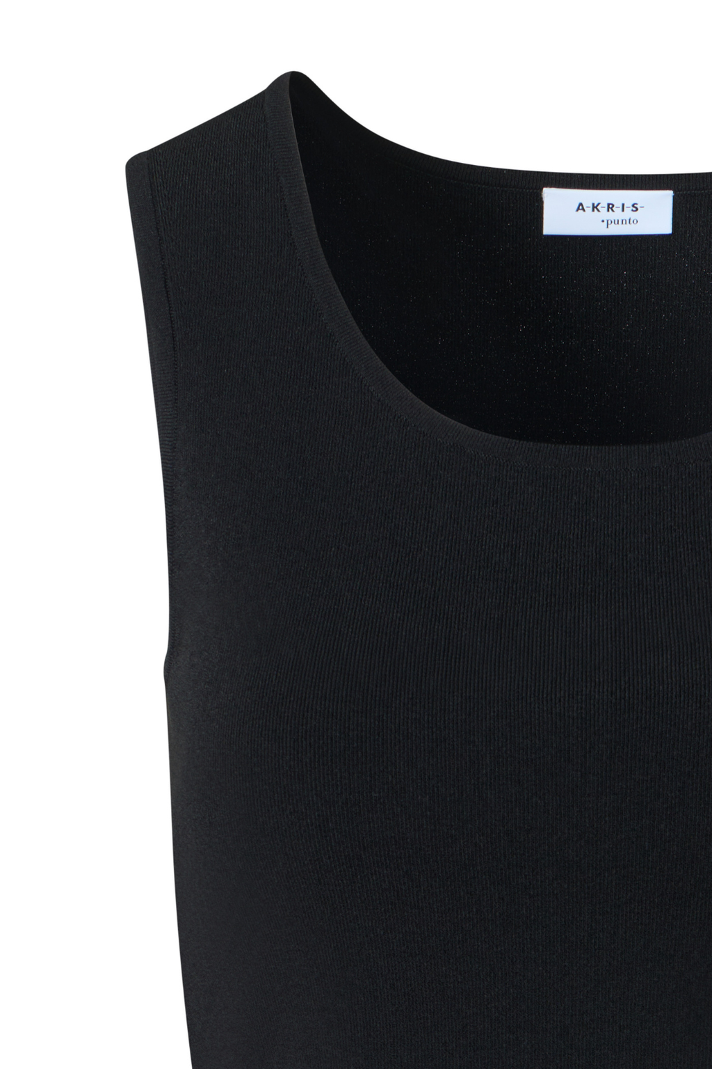 Fitted Knit Top in Viscose Blend