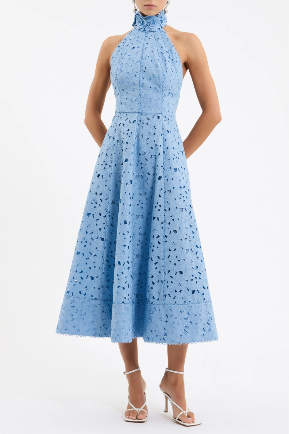 Nuvola Halter Midi Dress