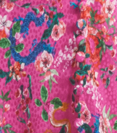 Lea Long Dress in Blossom Hidden Dragon