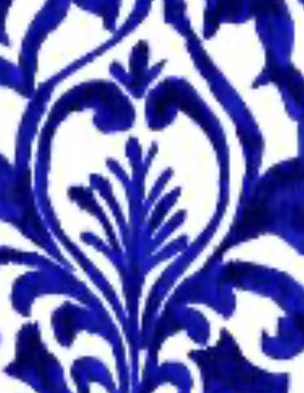 Blue Aster Maiolica Dress