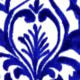 Blue Aster Maiolica Dress
