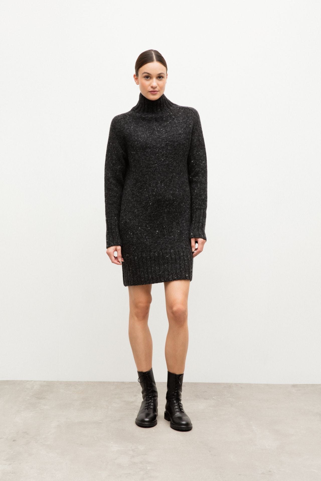 Derby Cashmere-Wolle Kleid