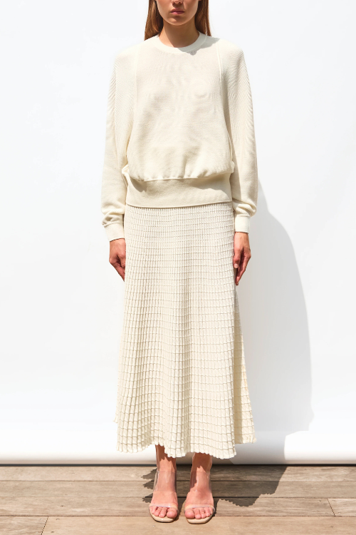 Fine Sweater with wide Armholes