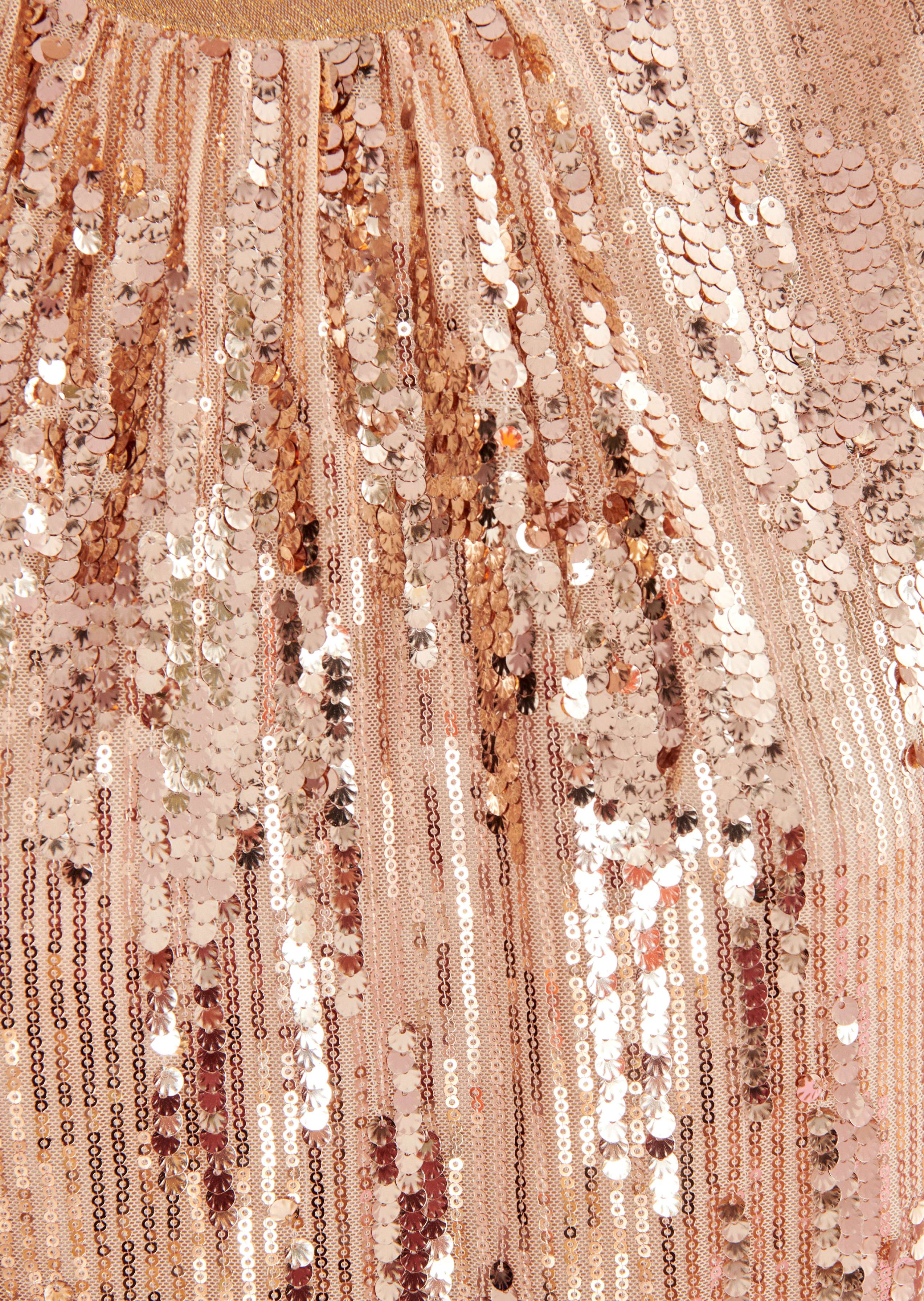 Maxi Brush Sequins Dress