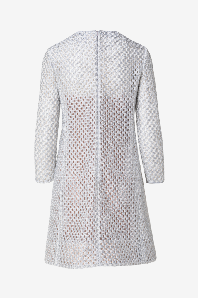 Metallic Sheath Dress