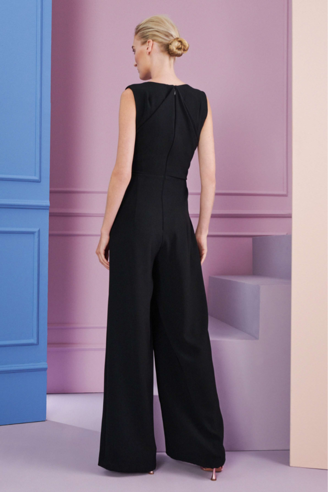 Overall aus Stretch Triacetate Crêpe