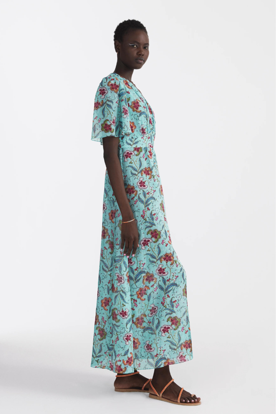 Emmy Dress in Delemare Teal