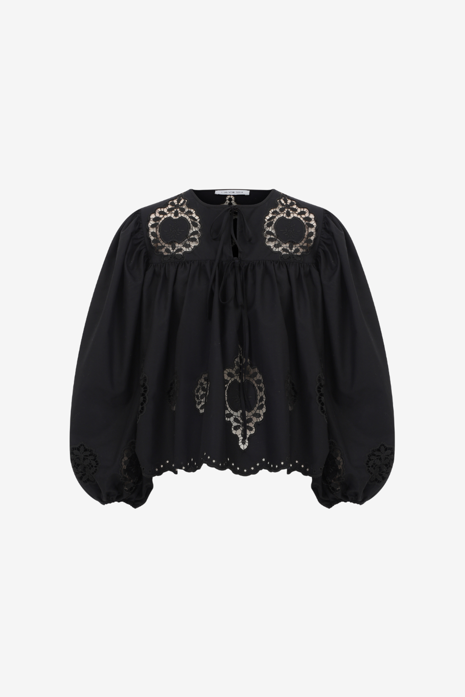 Gia Top with puffed Sleeves