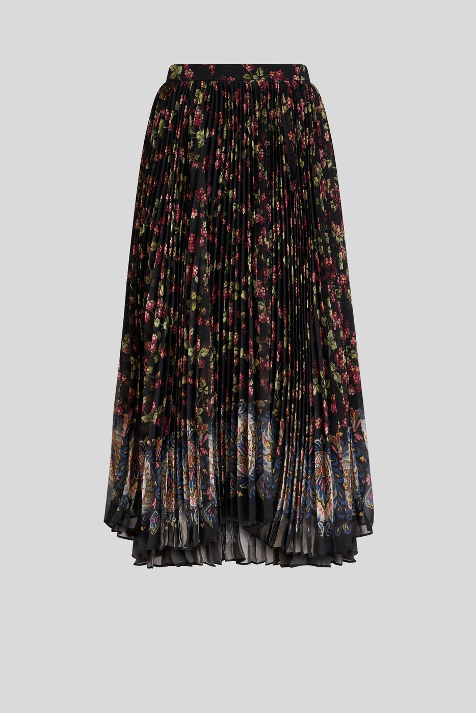 Pleated Georgette Skirt