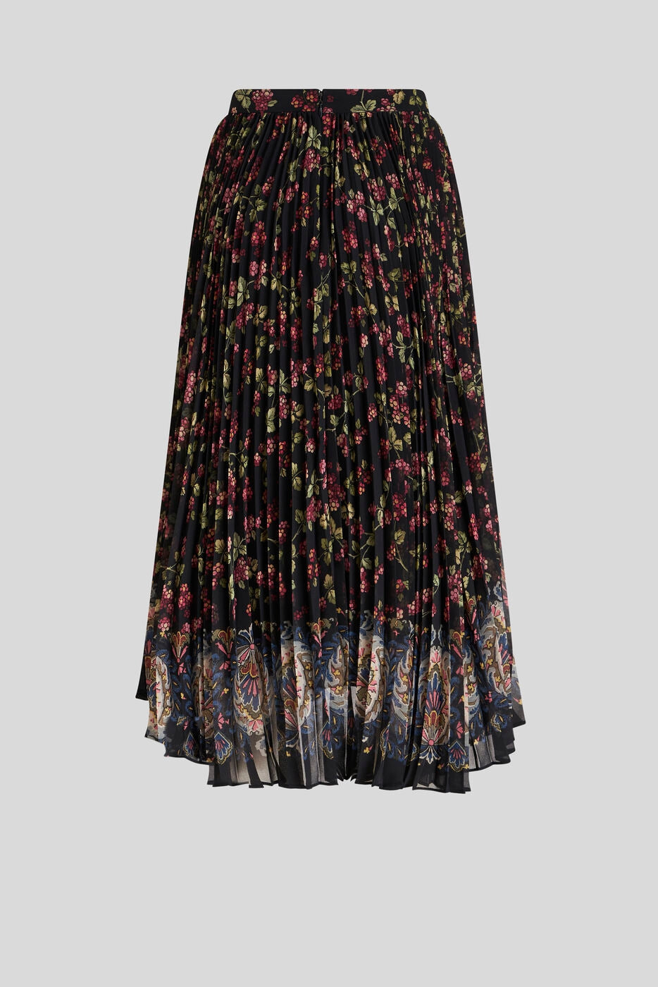 Pleated Georgette Skirt