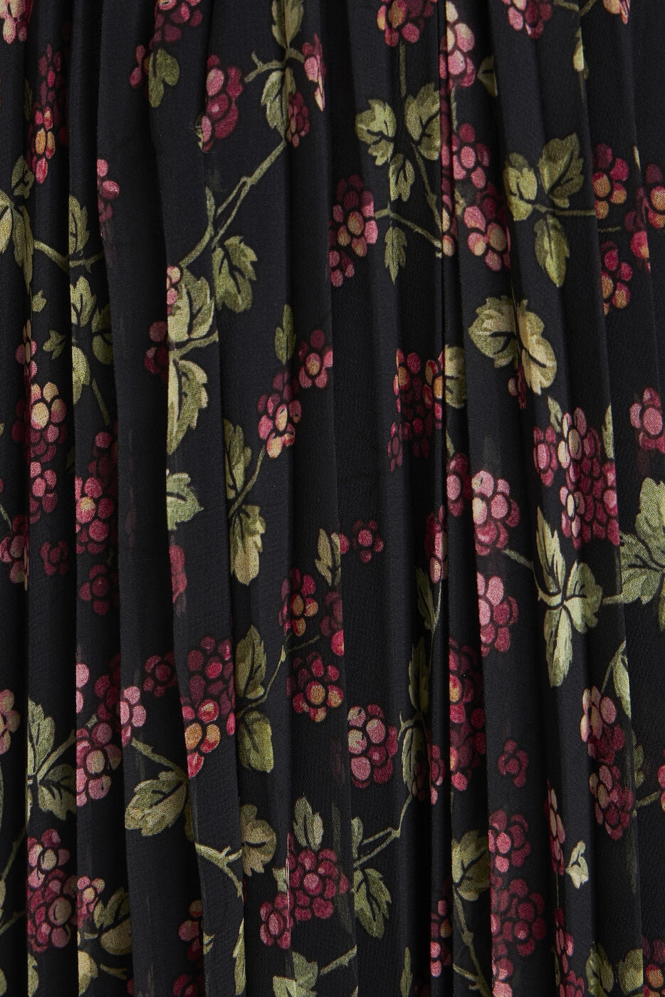 Pleated Georgette Skirt