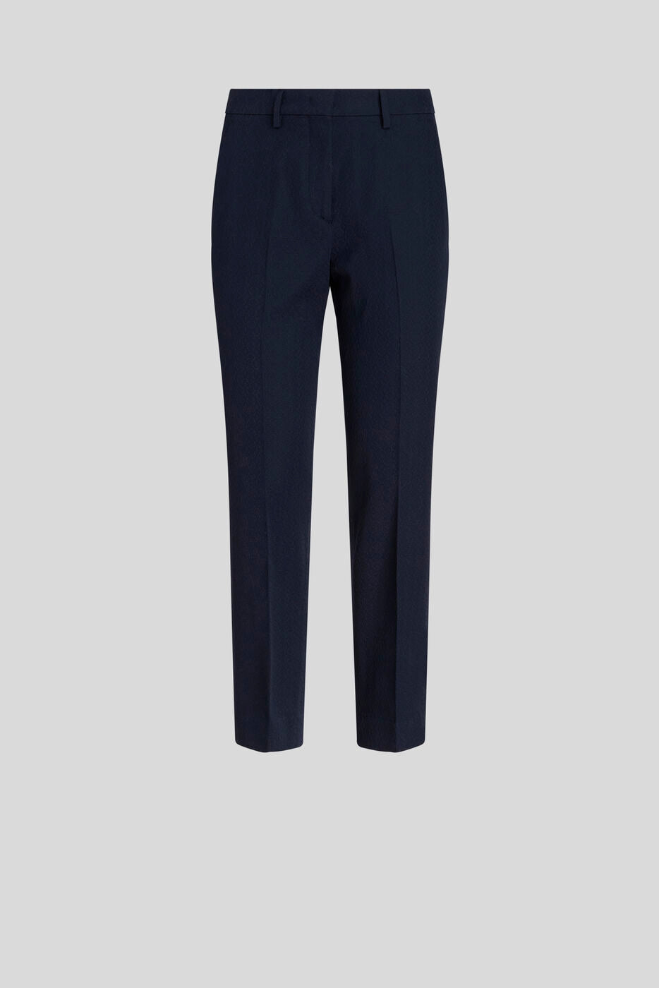 High Waist Cotton Trousers