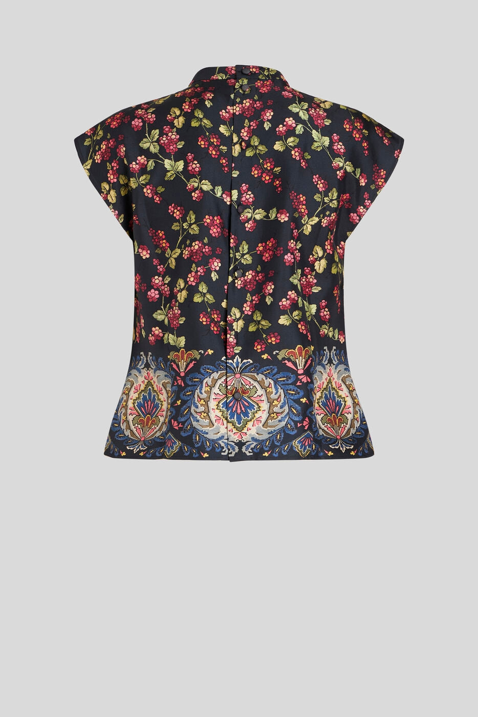 Blouse with Berry Print