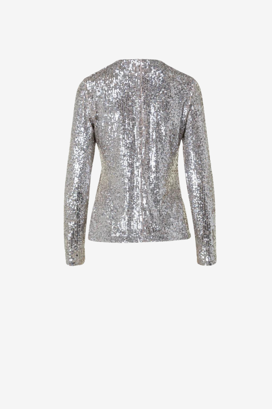 Langärmeliges Top aus Pailletten