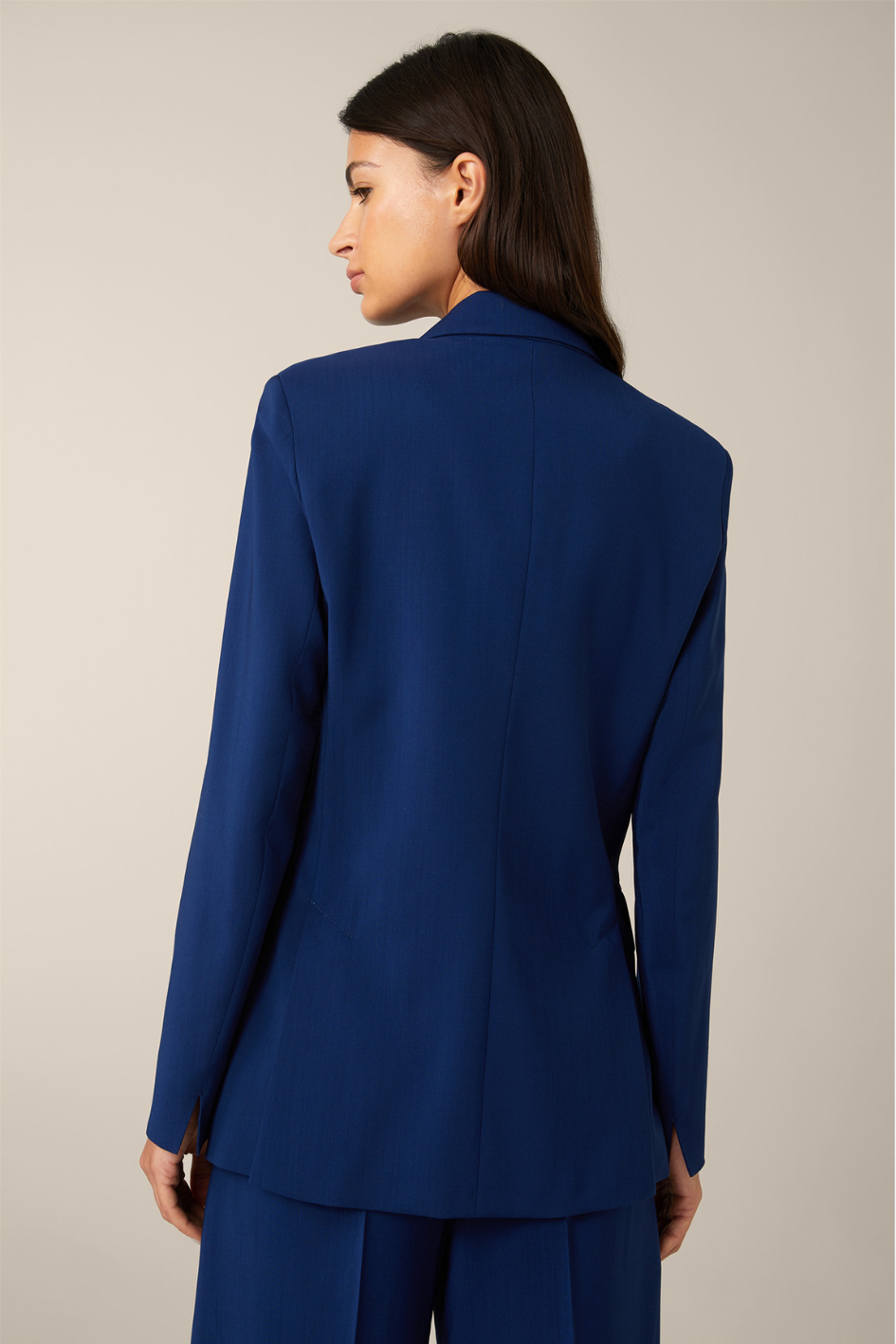 Schurwolle-Doppelreiher-Blazer