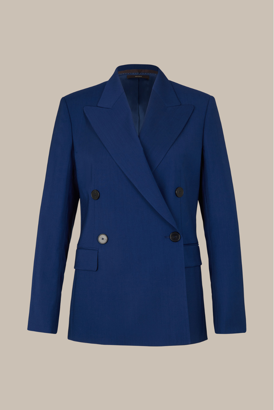 Schurwolle-Doppelreiher-Blazer