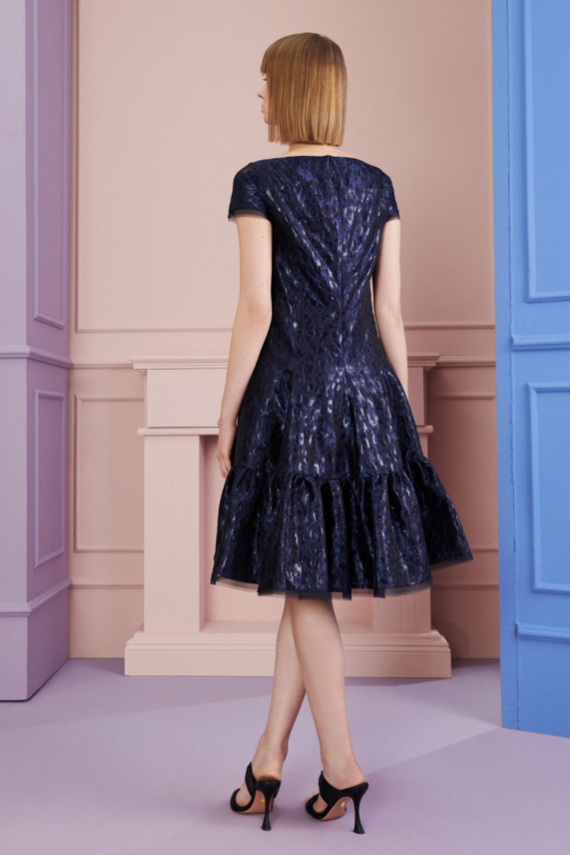 Kleid aus Iridescent Leo