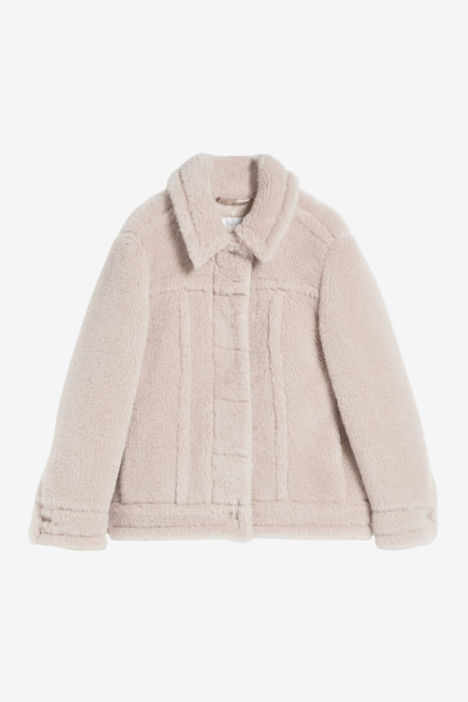 Kurze Jacke aus Teddystoff