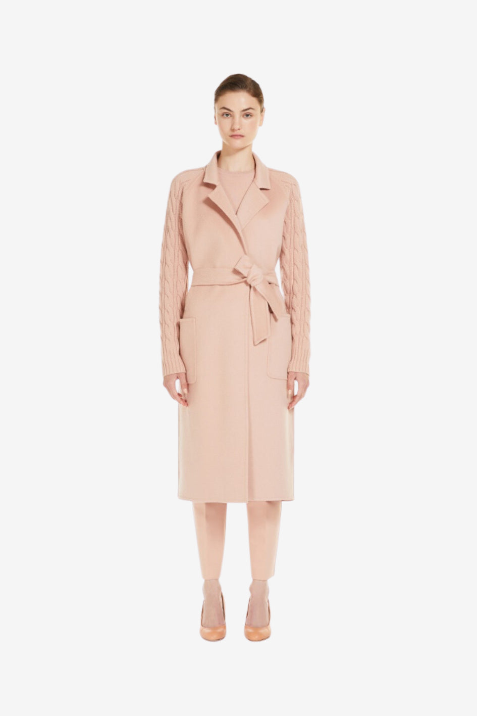 Robenmantel aus Wolle und Kaschmir