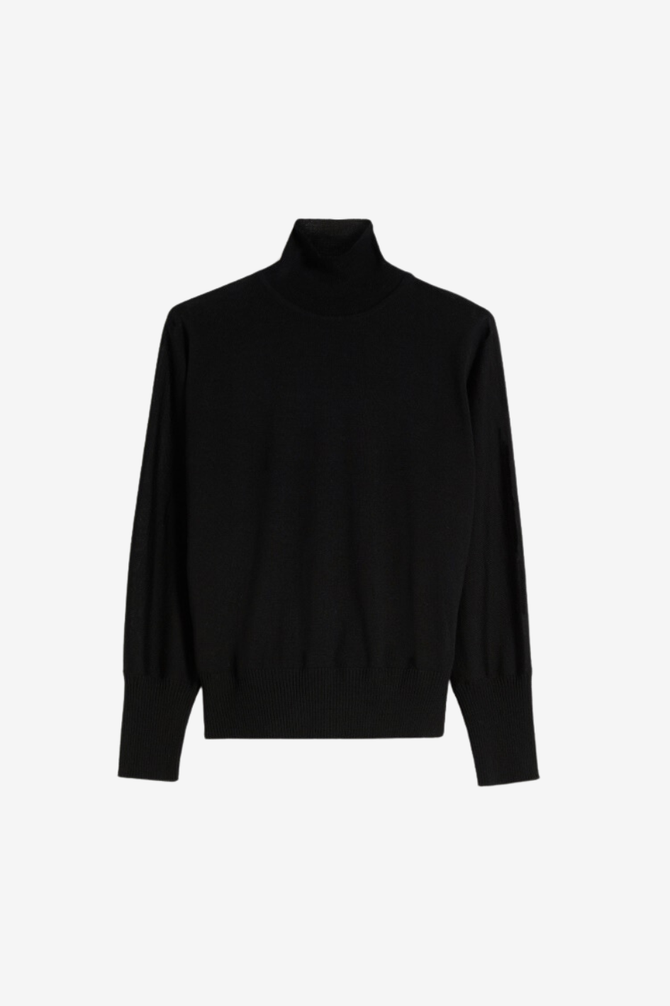 Leichter Rollkragenpullover aus Wolle