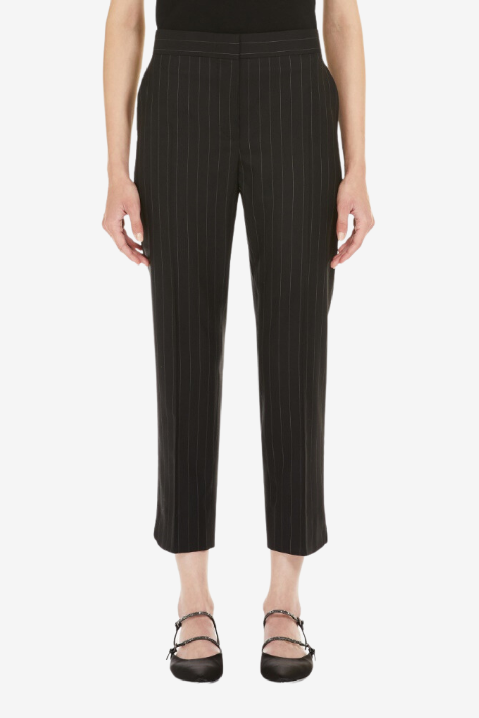 Zigarettenhose aus Wolle