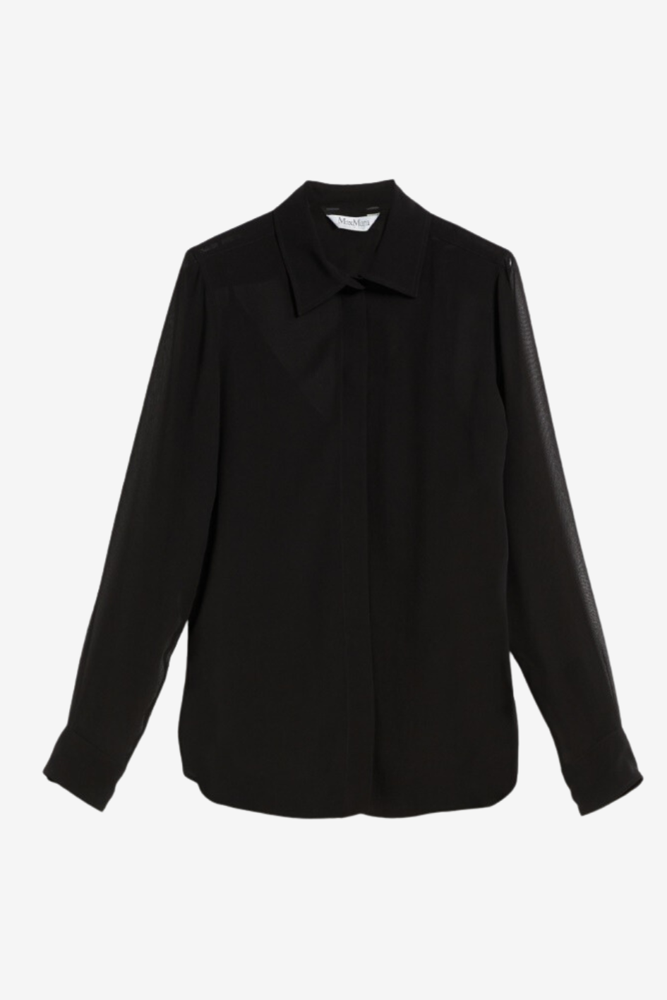 Hemdbluse aus Seidengeorgette