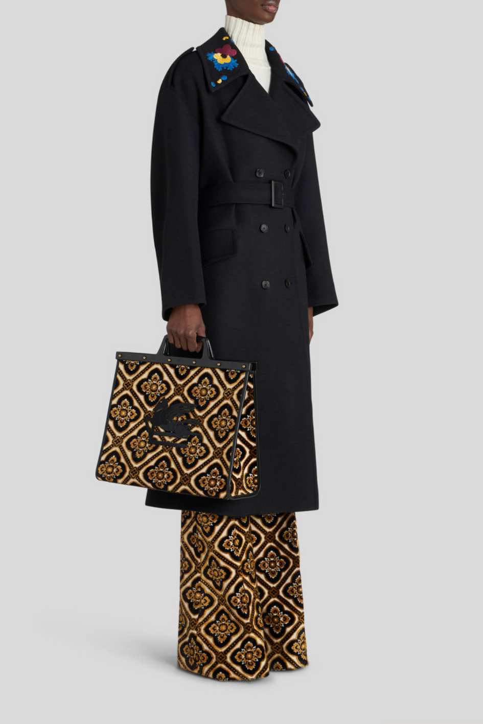 Medium Jacquard Love Trotter Bag