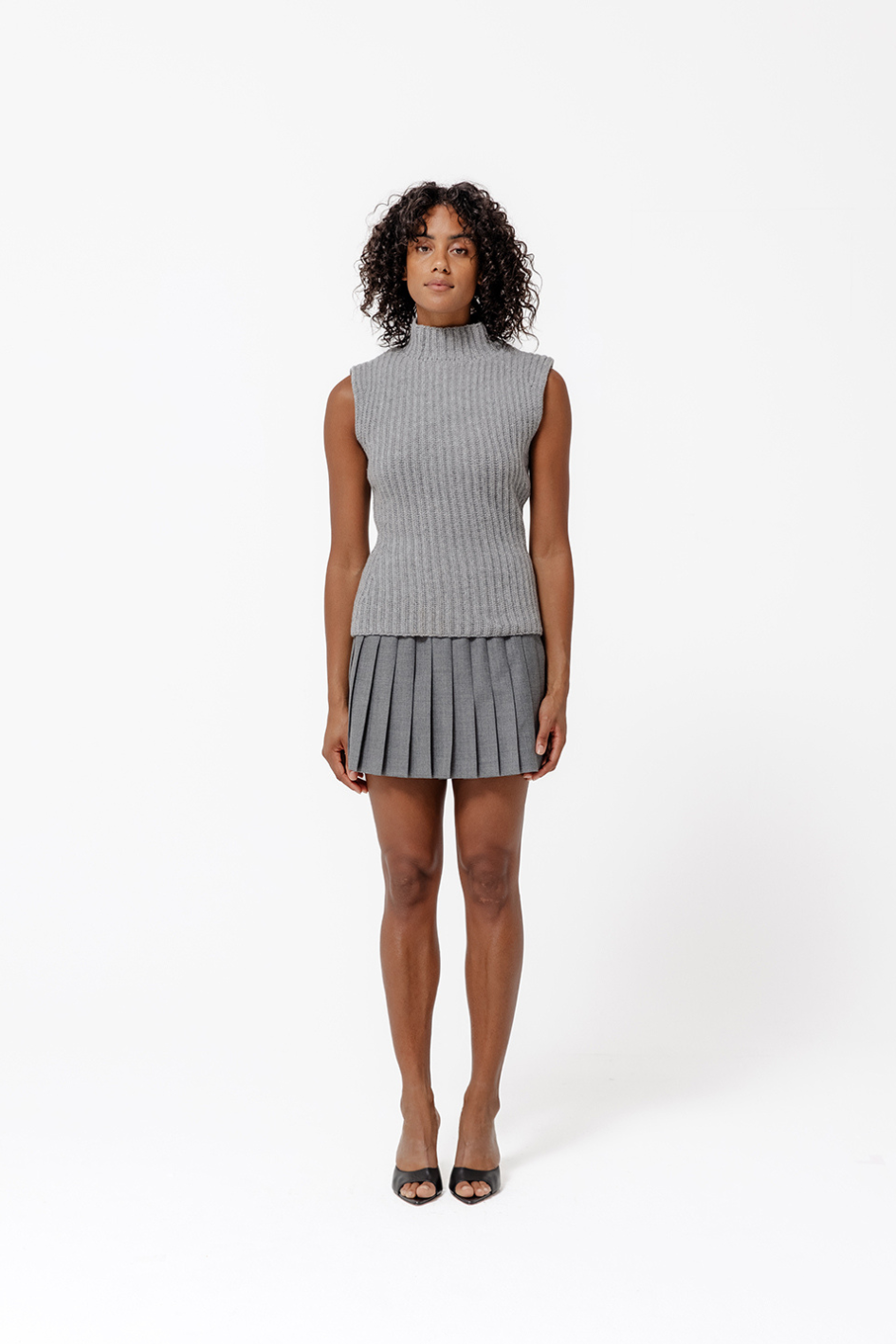 Julia Chunky Cashmere Vest Top