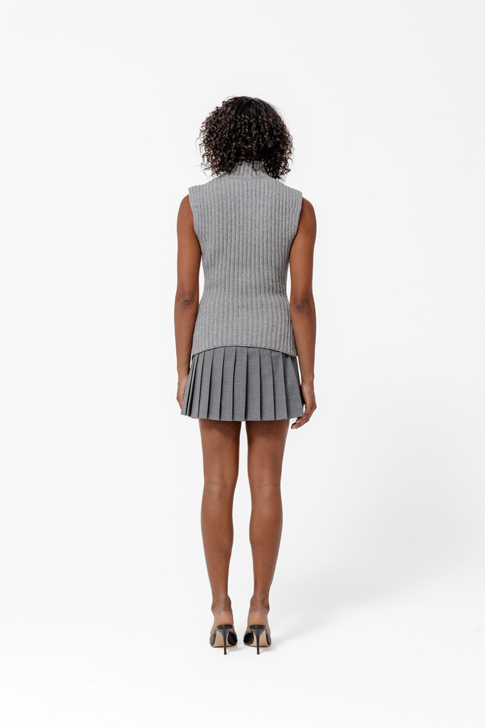 Julia Chunky Cashmere Vest Top