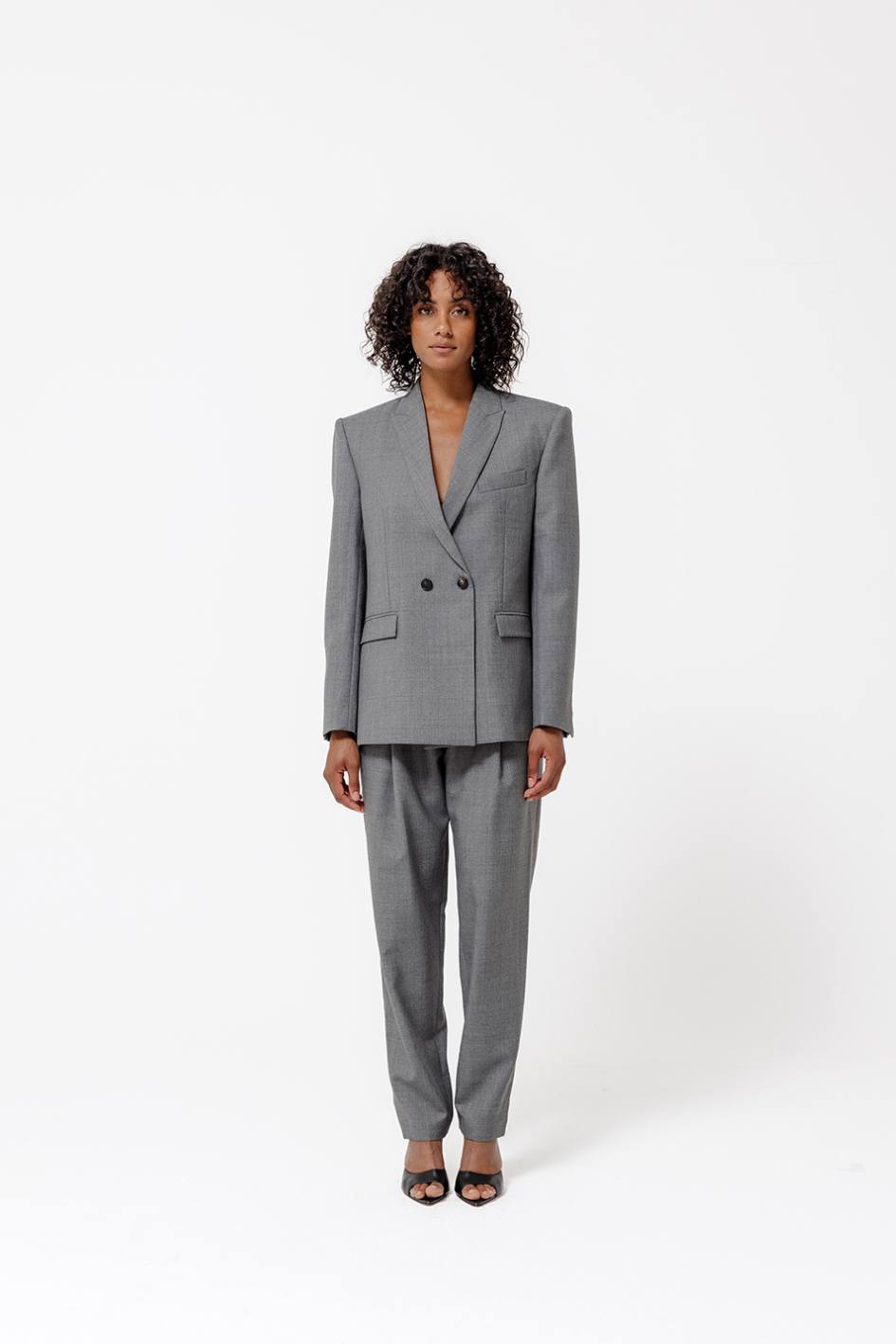 Jada Tailored Wool Blazer