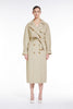 Trenchcoat aus Alpaka, Kaschmir und Kamelhaar