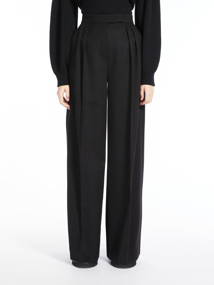 Weite Hose aus Kamelhaar