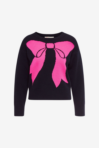 Light Weight Sweater with Bow Detail