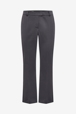 Bootcut Trousers with pressed Pleats